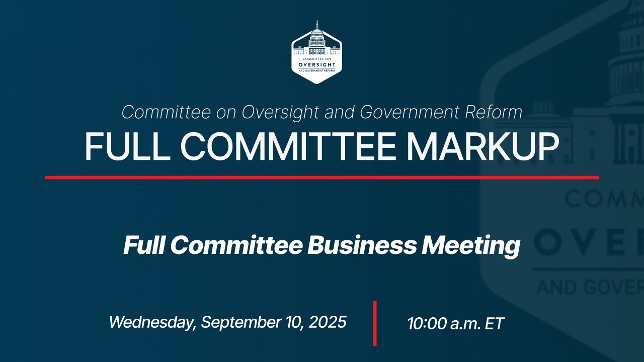 Full Committee Business Meeting