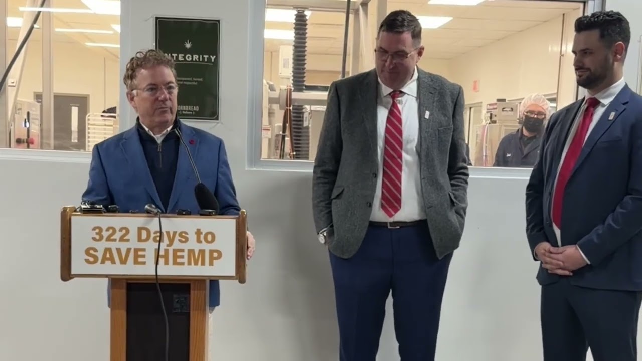 Sen. Rand Paul on Saving Hemp, Full Speech at Cornbread Hemp (Ribbon Cutting)