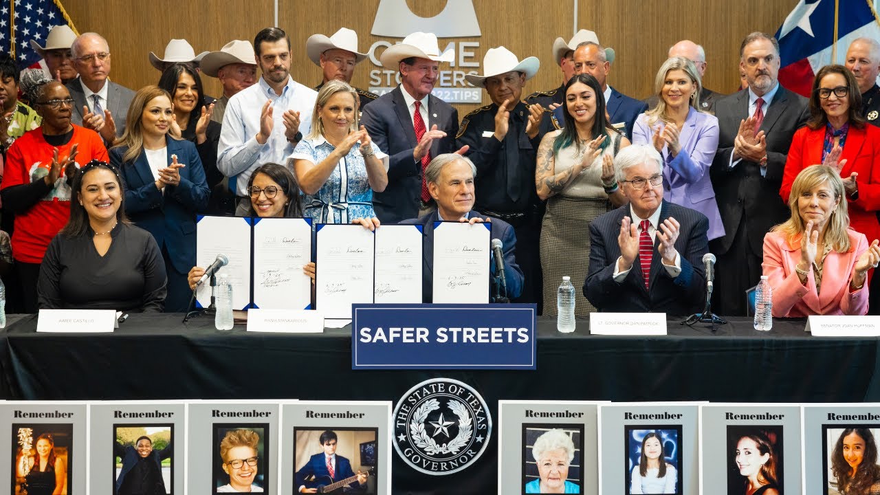 WATCH: Governor Abbott Holds Historic Bail Reform Bill Signing Ceremony In Houston