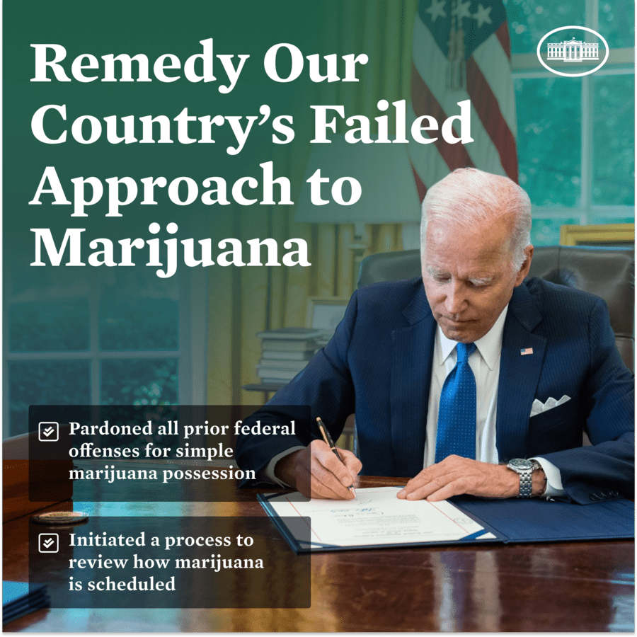 White House Touts Biden’s Marijuana Pardons Among ‘Top Accomplishments’ For Administration