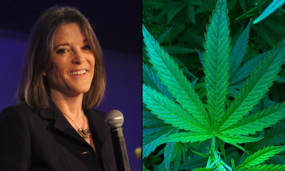 Marianne Williamson Accuses Congressional Lawmakers Of Using Drugs And Slams ‘Hypocrisy’ Of Delayed Marijuana Reform