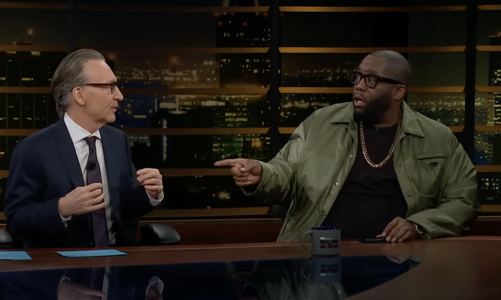 Bill Maher and Killer Mike on the show Real Time With Bill Maher